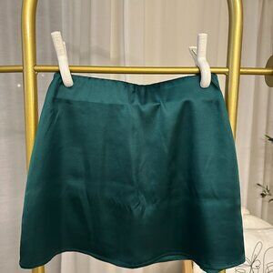 High Waist Satin Skirt